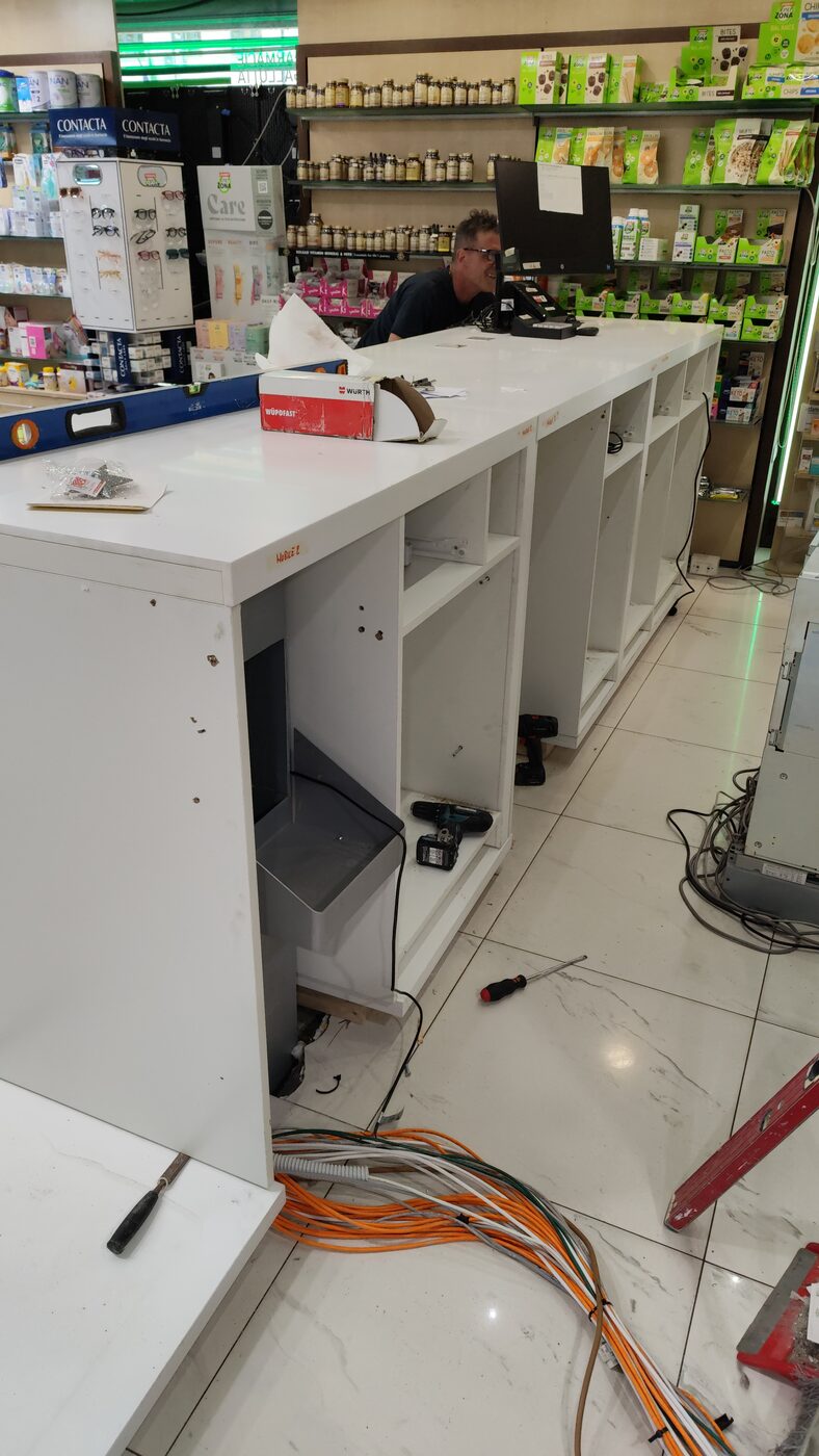 Impianto banco farmacia